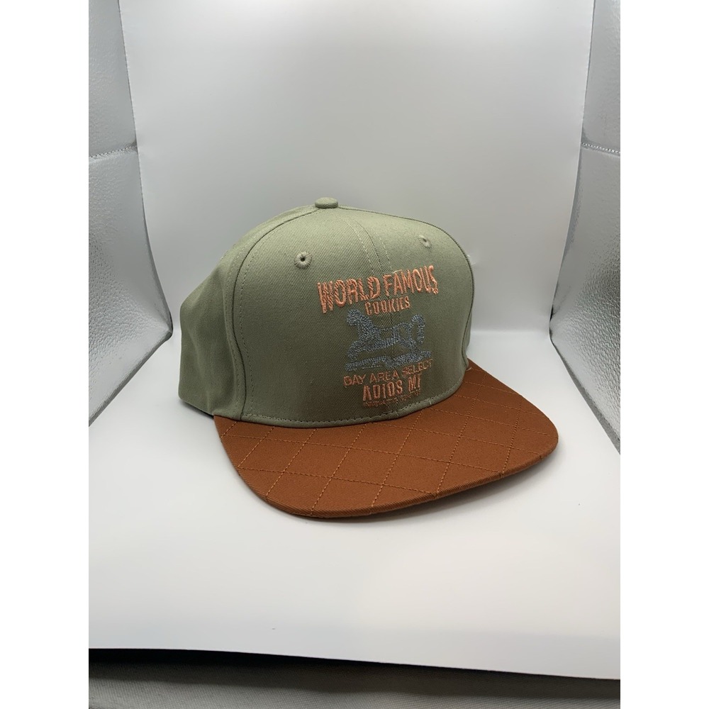 Cookies World Famous Snapback Hat Cap Green Brown One Size Men